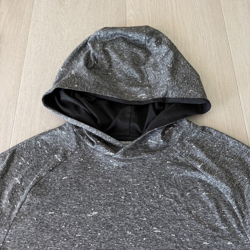 Lululemon Hoodie Mens M Medium Gray Space Dye Fresh Form Performance Pullover